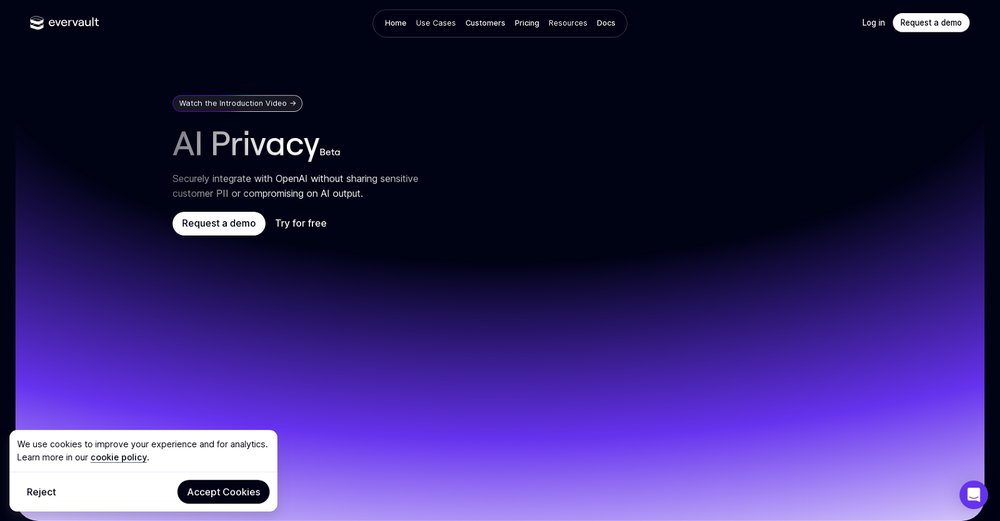 Приложение искусственного интеллекта Evervault