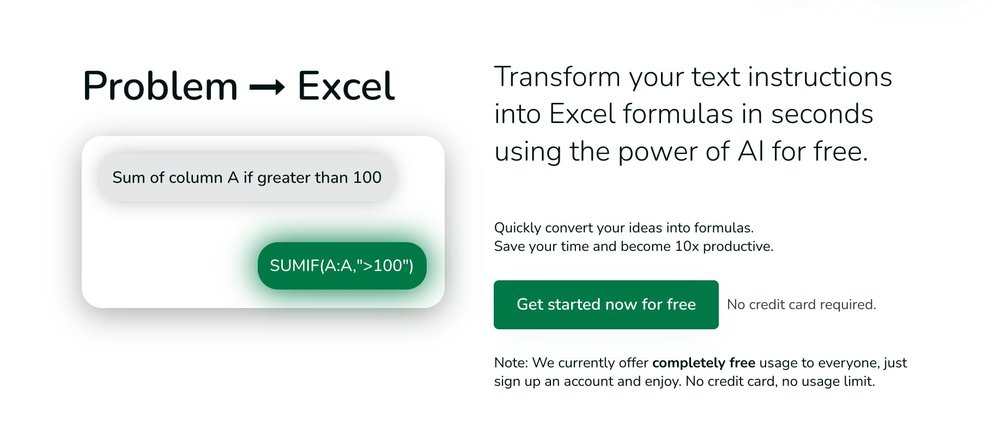 Excel Formularizer - инструмент для создания формул excel.
