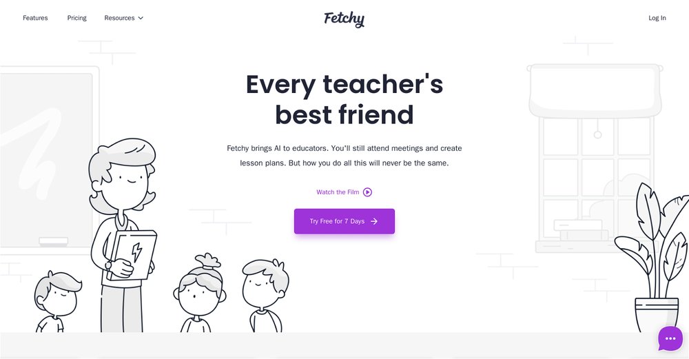 Приложение искусственного интеллекта Fetchy