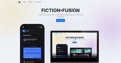 Приложение искусственного интеллекта Fiction Fusion
