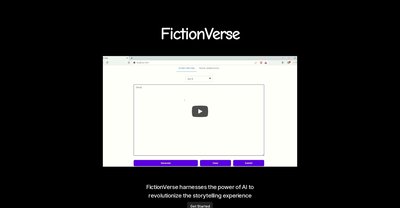 Приложение искусственного интеллекта Fictionverse