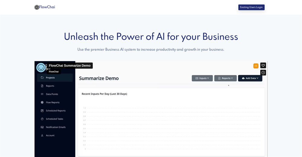 Приложение искусственного интеллекта FlowChai