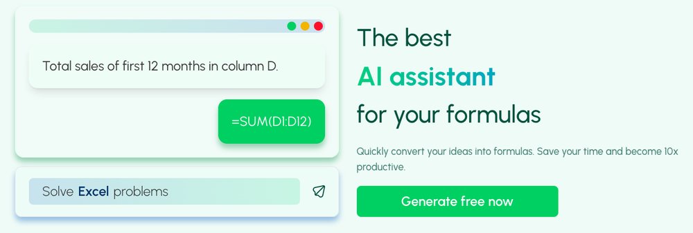Formularizer - помощник ии для программ электронных таблиц