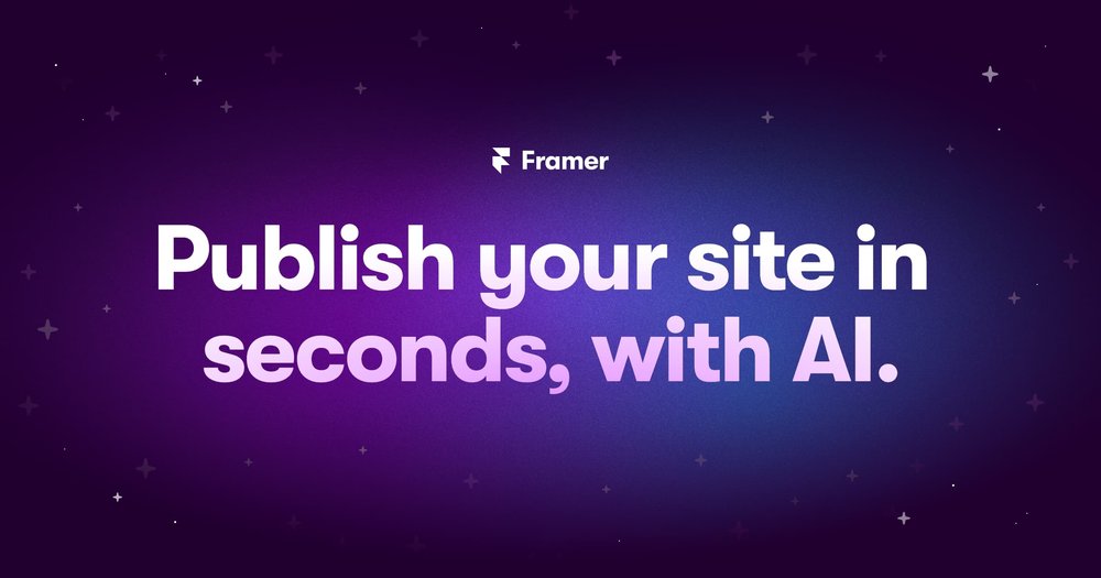 Framer AI - платформа для создания и публикации веб-сайтов