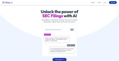 Приложение искусственного интеллекта Frex