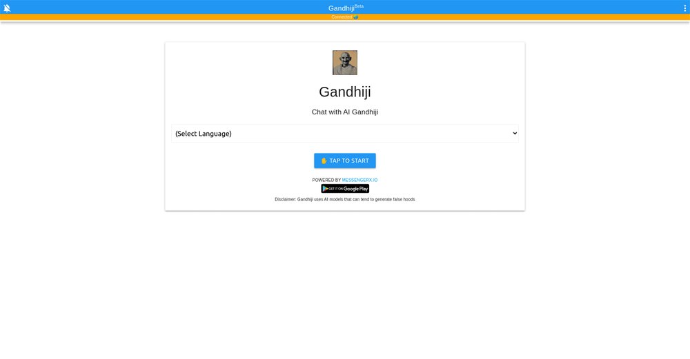 Приложение искусственного интеллекта Gandhiji