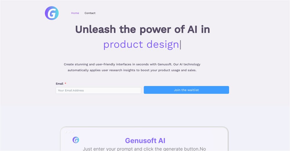 Приложение искусственного интеллекта Genusoft
