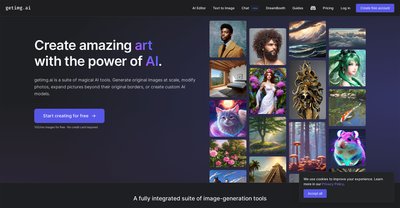 Приложение искусственного интеллекта Getimg.ai