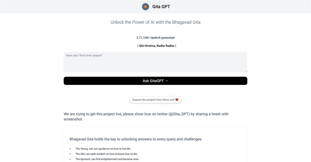 Приложение искусственного интеллекта Gita GPT