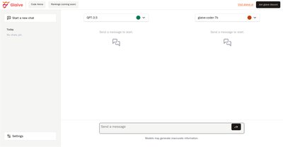 Приложение искусственного интеллекта Glaive