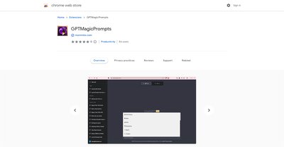 Приложение искусственного интеллекта GPTMagicPrompts