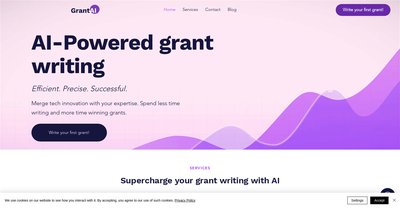 Приложение искусственного интеллекта Grant AI