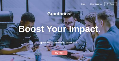 Приложение искусственного интеллекта Grantboost