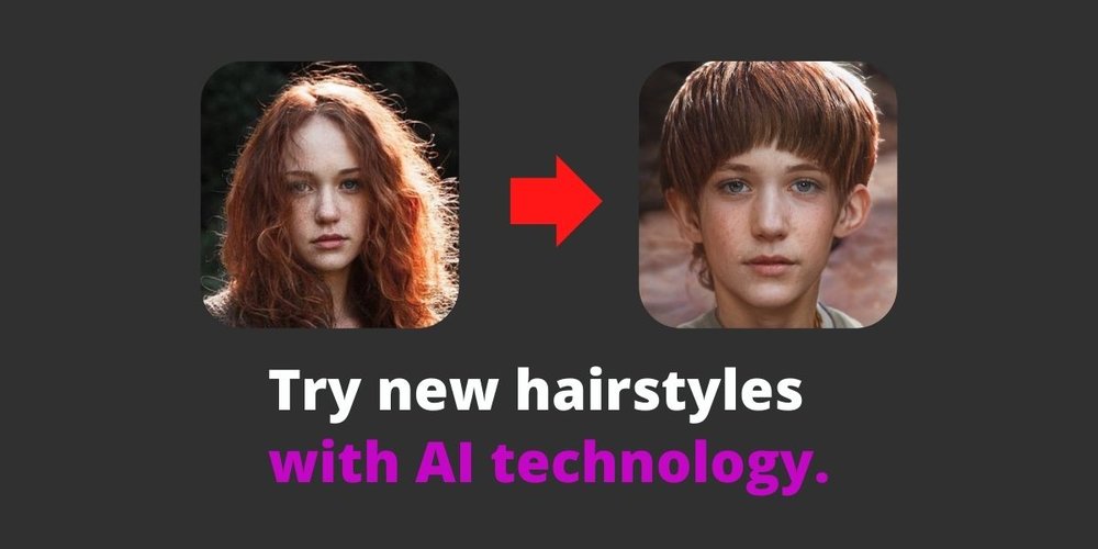 Hairstyle AI - загрузите свои фотографии, и пусть ии создаст для вас новые прически