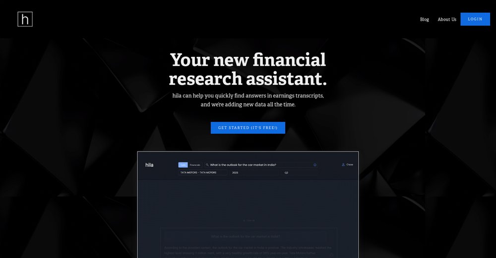 Приложение искусственного интеллекта Hila