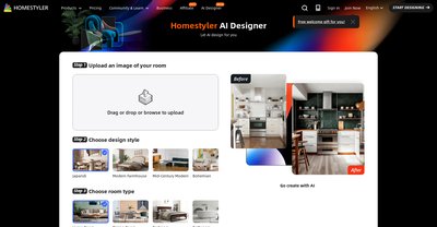 Приложение искусственного интеллекта Homestyler
