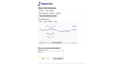 Приложение искусственного интеллекта HookGen