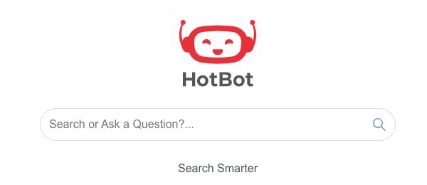 HotBot - расширение google chrome для веб-поиска с поддержкой vpn.
