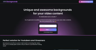 Приложение искусственного интеллекта Infinitbackgrounds