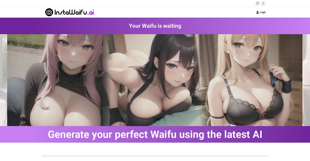 Приложение искусственного интеллекта InstaWaifu.ai