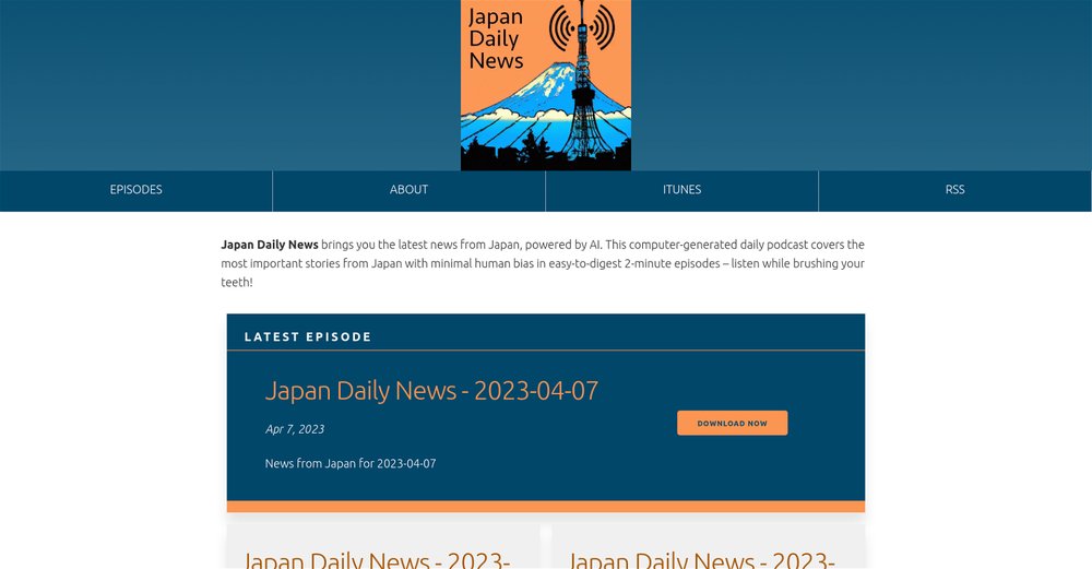 Приложение искусственного интеллекта Japandailynews