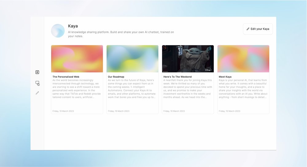 Kaya - платформа для создания и развертывания персонализированных помощников ии