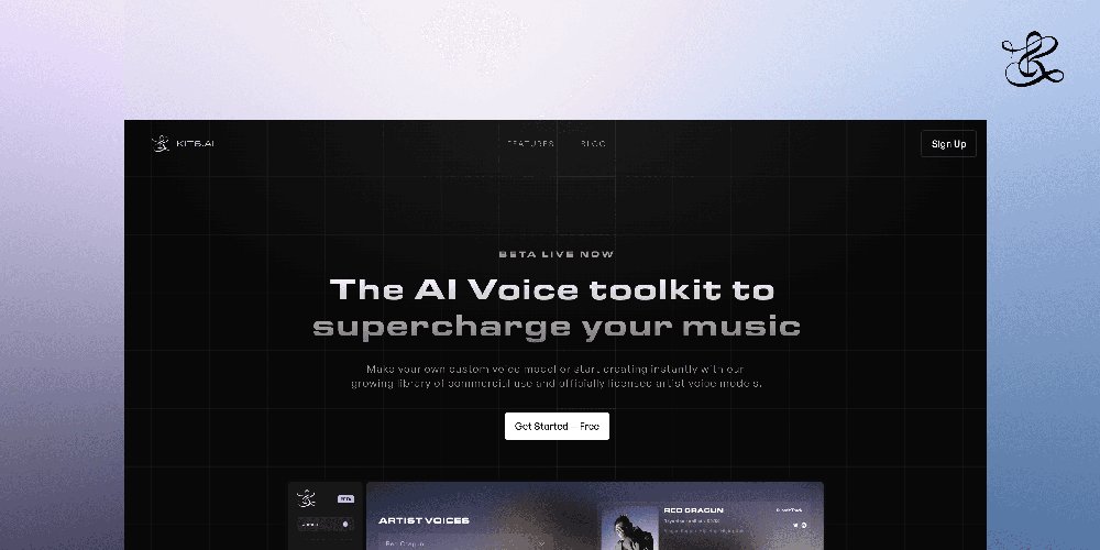 Kits AI - бесплатная голосовая платформа искусственного интеллекта для музыкантов, позволяющая создавать и обучать голосам искусственного интеллекта.