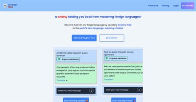 Приложение искусственного интеллекта LanguageMate