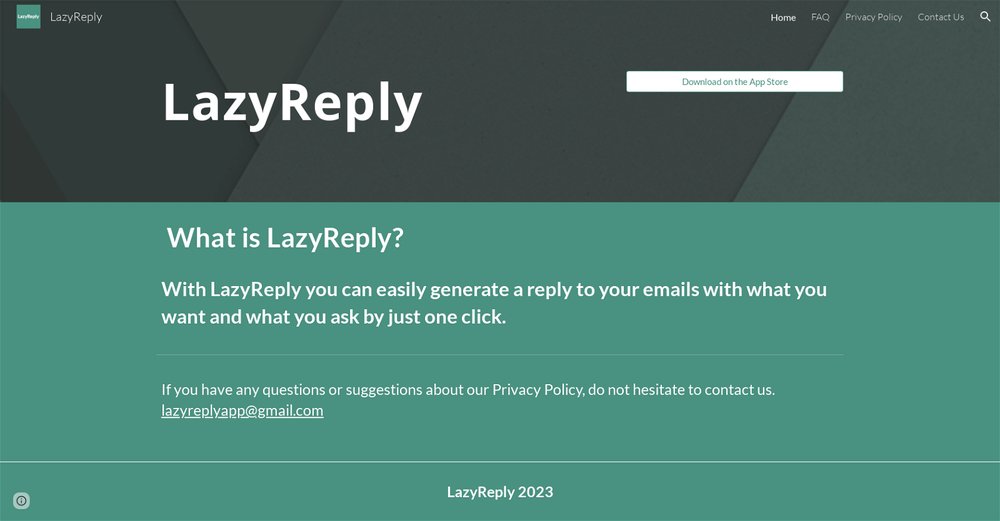 Приложение искусственного интеллекта LazyReply