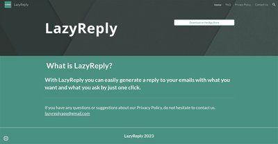 Приложение искусственного интеллекта LazyReply