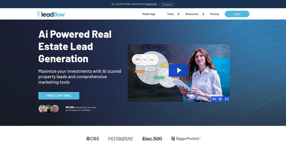 Приложение искусственного интеллекта Leadflow