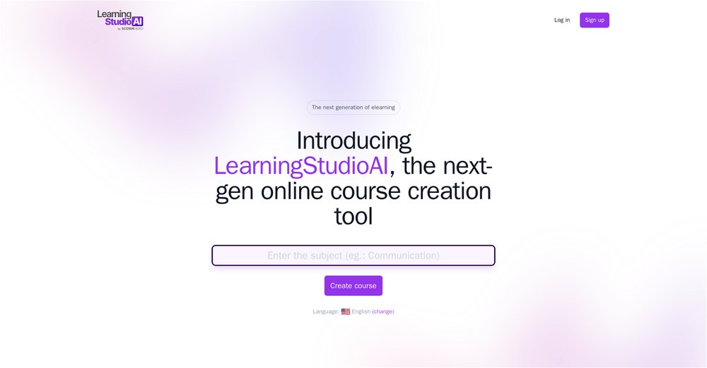 Приложение искусственного интеллекта LearningStudioAI