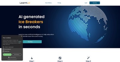 Приложение искусственного интеллекта Learnt