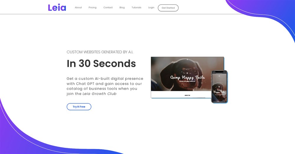 Приложение искусственного интеллекта Leia