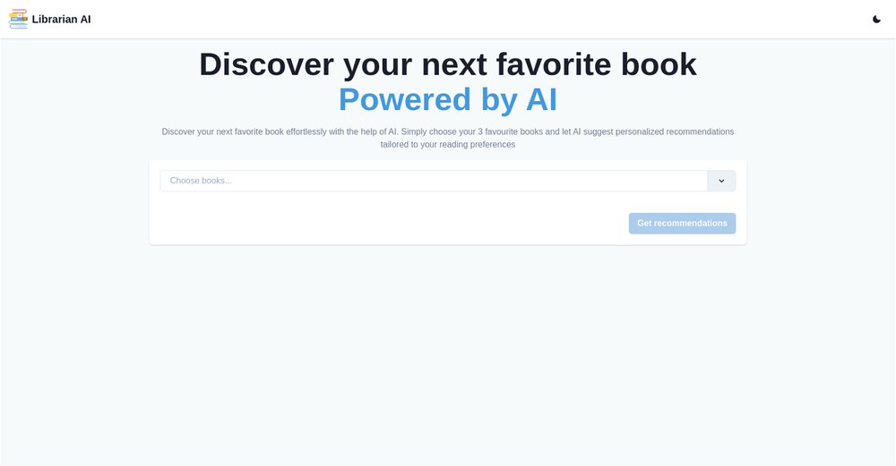 Приложение искусственного интеллекта Librarian AI