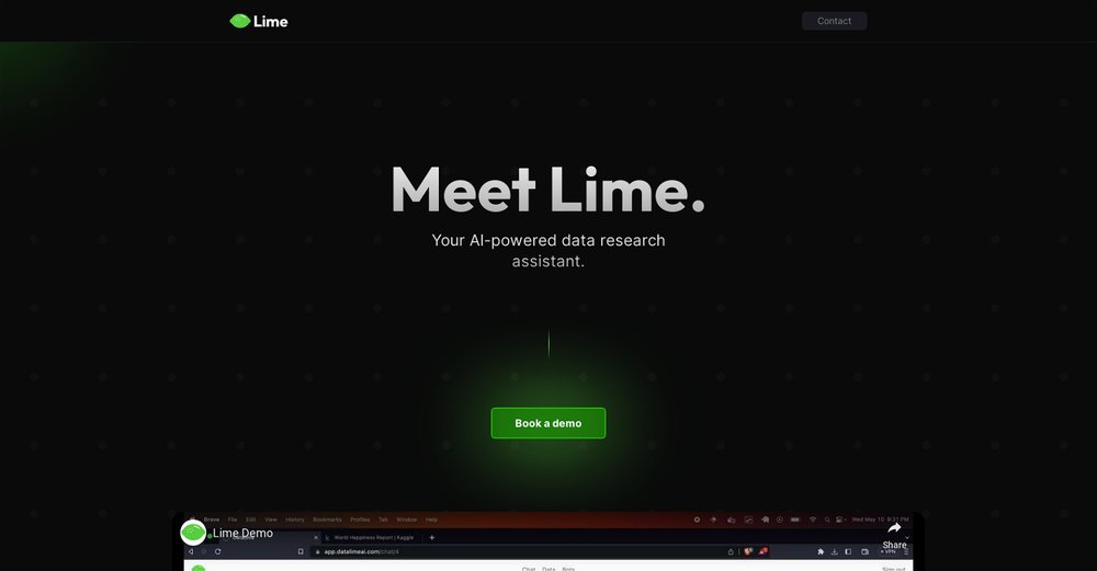 Приложение искусственного интеллекта Lime AI