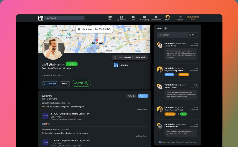 Linkedin Manager - инструмент для рекрутеров