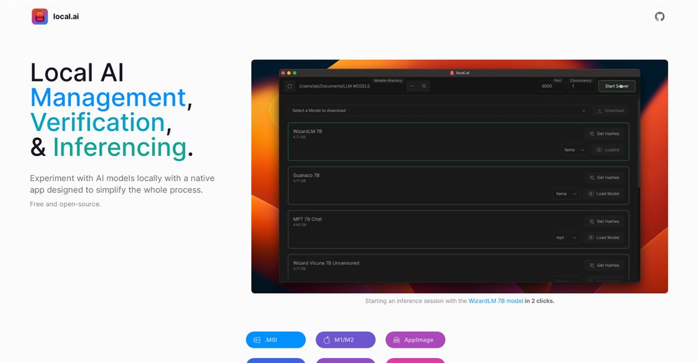 Приложение искусственного интеллекта Localai