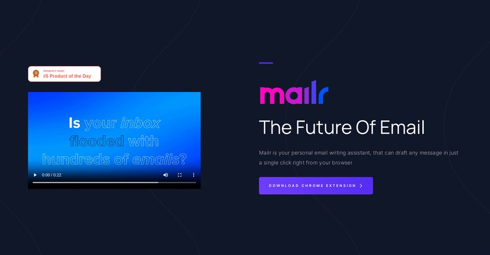 Приложение искусственного интеллекта Mailr