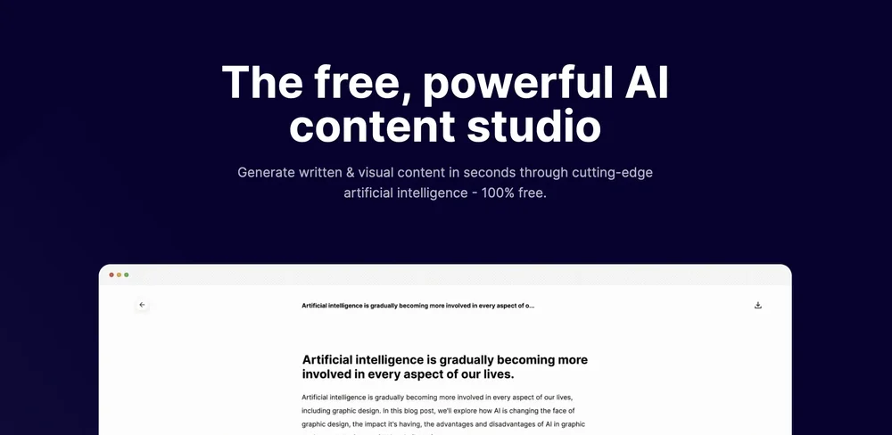 Maker AI - помощник по письму с искусственным интеллектом и генератор изображений
