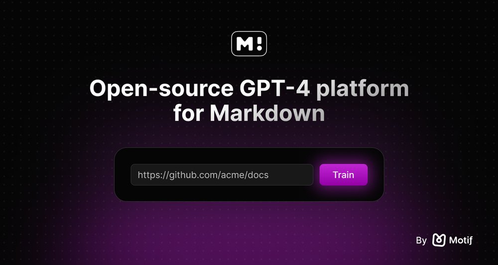 Markprompt - инструмент для создания подсказок gpt-4 для документов markdown.