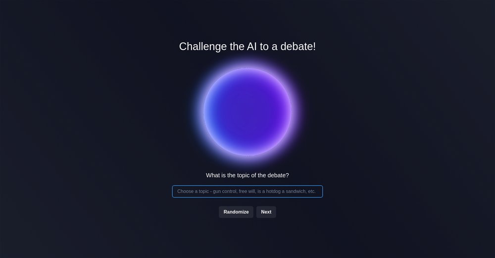 Приложение искусственного интеллекта Masterdebater