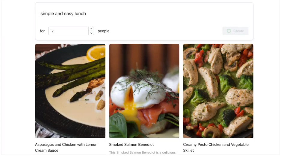 MealsAI - быстро создавайте уникальные рецепты из любых ингредиентов или диетических ограничений