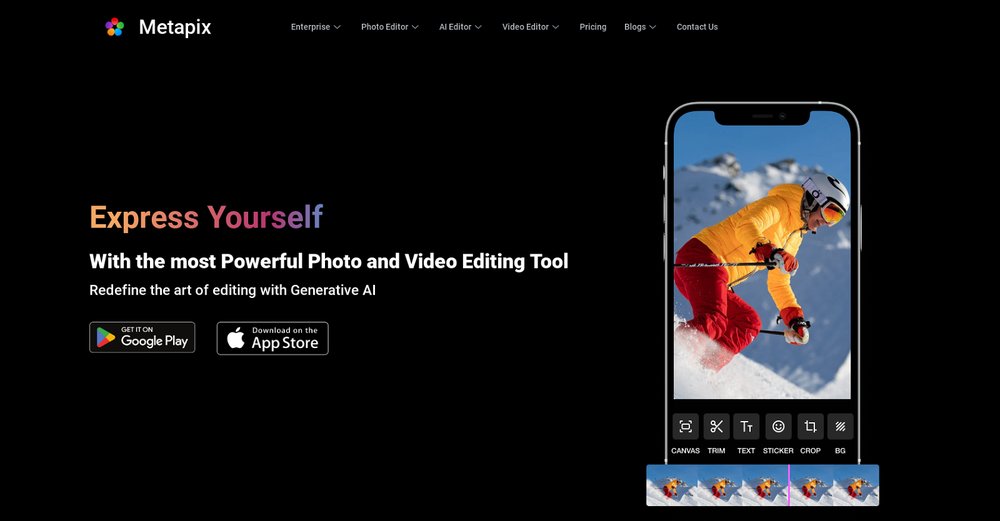 Приложение искусственного интеллекта Metapix