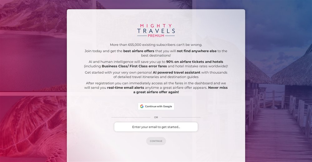 Приложение искусственного интеллекта Mighty Travels
