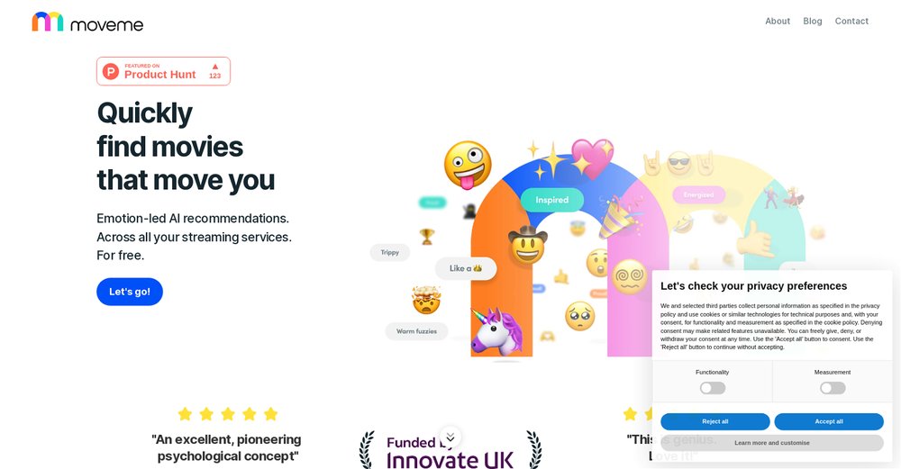 Приложение искусственного интеллекта Moveme