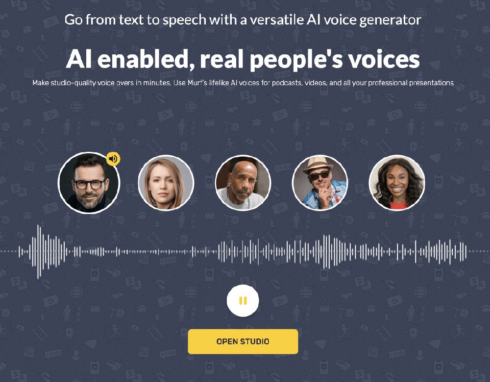 Murf.ai - реалистичный генератор голоса с искусственным интеллектом для преобразования текста в речь