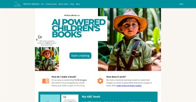 Приложение искусственного интеллекта MyStoryBooks
