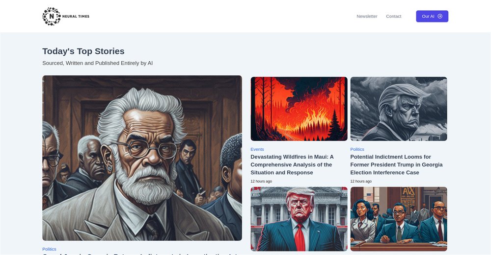 Приложение искусственного интеллекта Neuraltimes