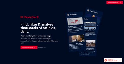 Приложение искусственного интеллекта NewsDeck from OneSub